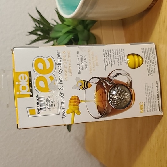 Time for tea Floral studio pottery mug, heart tea Pat with tea infuser - Picture 8 of 8